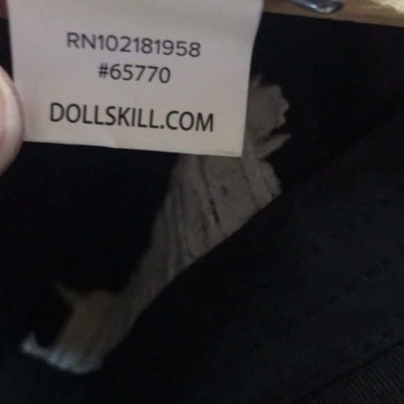 New? Dolls Kill Black Bucket Hat Goth, Punk Rock Glam - Picture 6 of 9